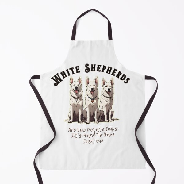 Item preview, White Shepherds Dogs "Are Like Potato Chips It's hard to have just one" designed and sold by GoodyPaws.