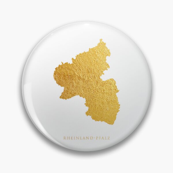 Item preview, Rheinland-Pfalz Gold Map designed and sold by ArtPrints.