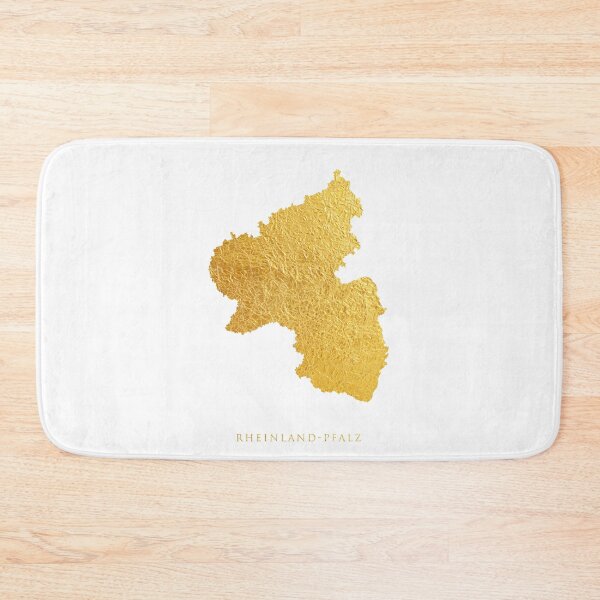 Item preview, Rheinland-Pfalz Gold Map designed and sold by ArtPrints.