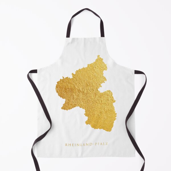 Item preview, Rheinland-Pfalz Gold Map designed and sold by ArtPrints.