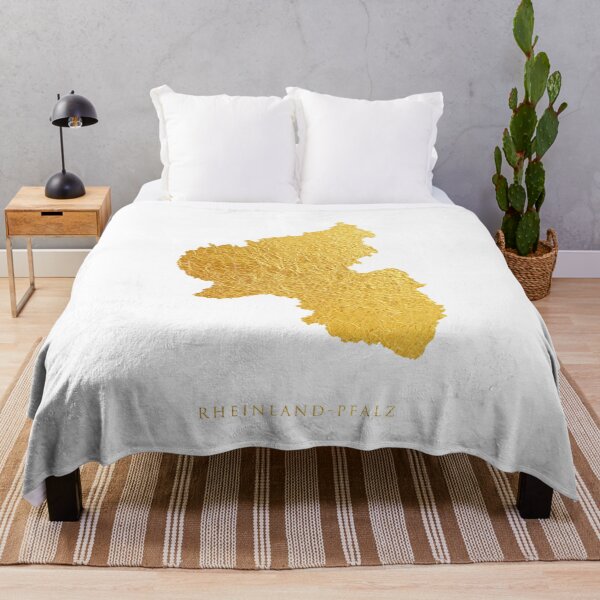 Item preview, Rheinland-Pfalz Gold Map designed and sold by ArtPrints.