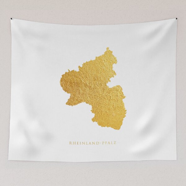 Item preview, Rheinland-Pfalz Gold Map designed and sold by ArtPrints.