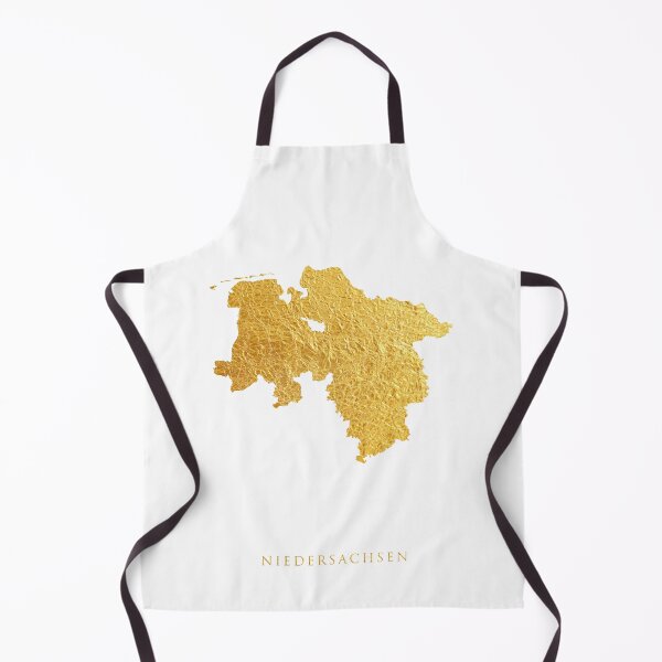 Item preview, Niedersachsen Gold Map designed and sold by ArtPrints.
