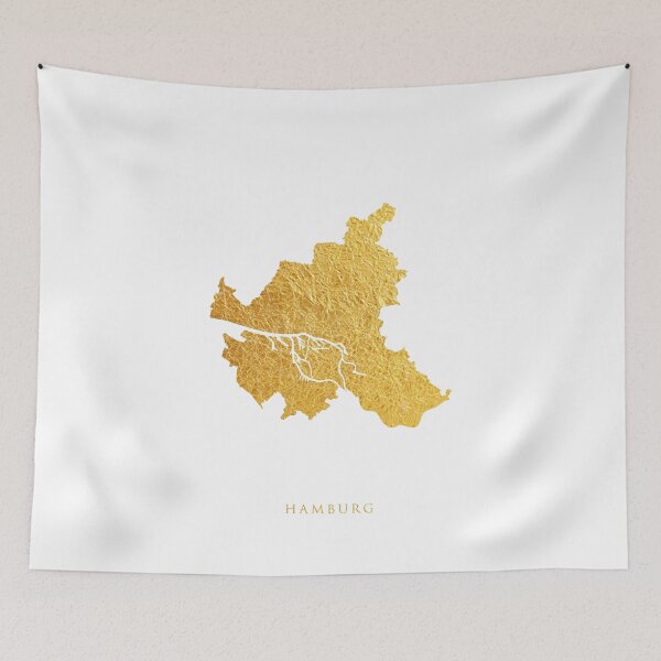 Item preview, Hamburg Gold Map designed and sold by ArtPrints.
