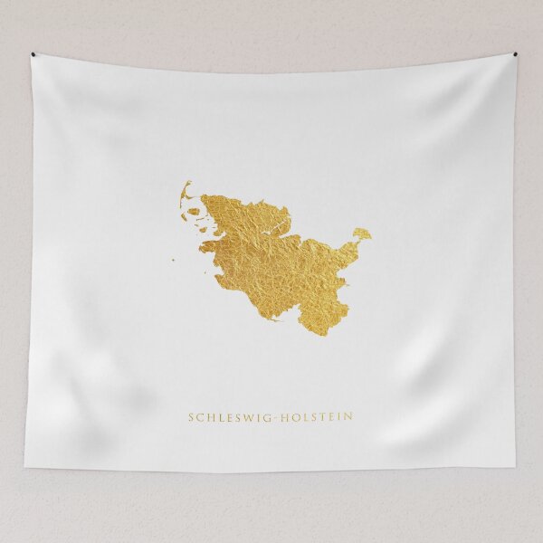 Artikelvorschau, Schleswig-Holstein Gold Map entworfen und verkauft von ArtPrints.