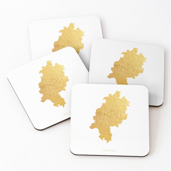 Item preview, Hessen Gold Map designed and sold by ArtPrints.