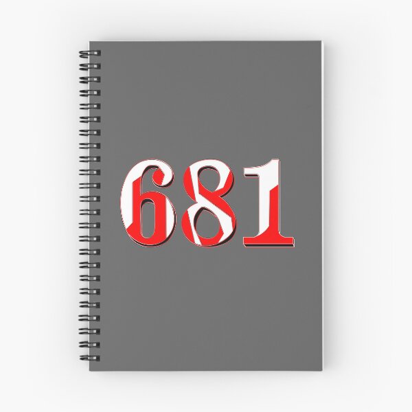 Item preview, number six hundred and eighty-one digit 681 order sequence team member age designed and sold by 4rpixs.