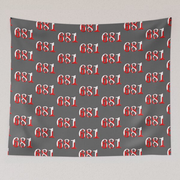 Item preview, number six hundred and eighty-one digit 681 order sequence team member age designed and sold by 4rpixs.