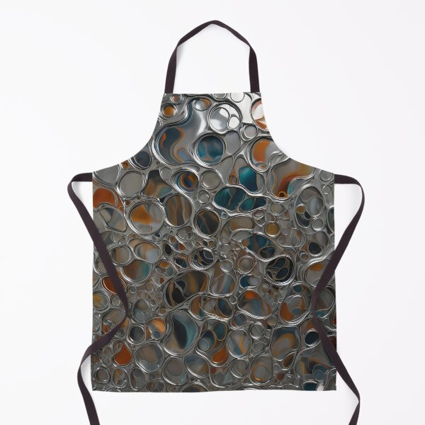 Item preview, Abstract Metallic Paint Silver Alcohol Ink Pattern designed and sold by ShaViArt.