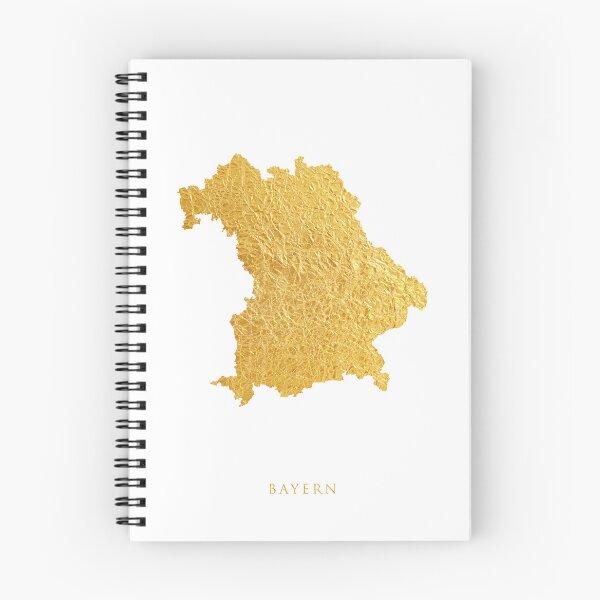 Artikelvorschau, Bayern Gold Map entworfen und verkauft von ArtPrints.