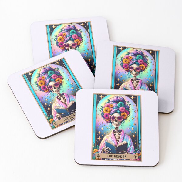 Item preview, The Reader Woman Funny Skeleton Tarot Card Parody designed and sold by Margival.