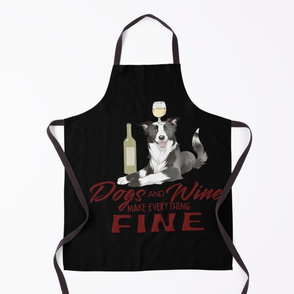Item preview,  Dogs and wine make everything fine Border Collie designed and sold by GoodyPaws.