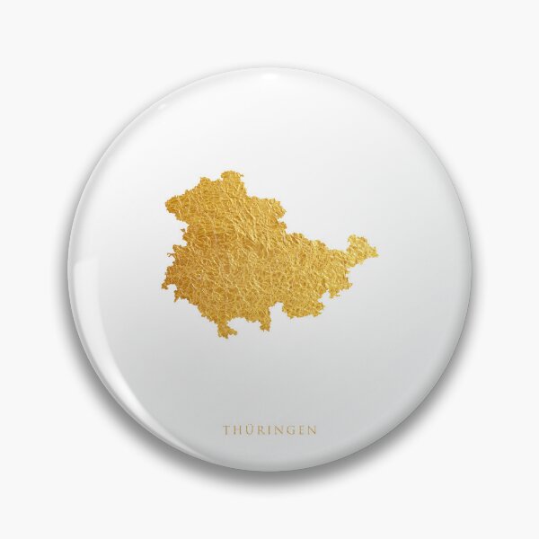 Item preview, Thüringen Gold Map designed and sold by ArtPrints.