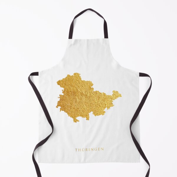 Item preview, Thüringen Gold Map designed and sold by ArtPrints.