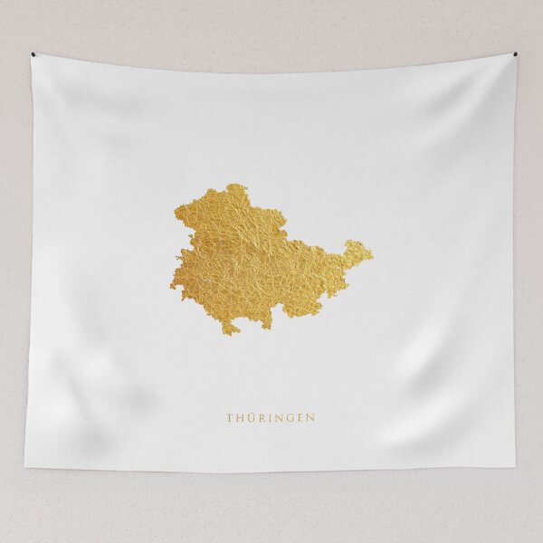 Item preview, Thüringen Gold Map designed and sold by ArtPrints.