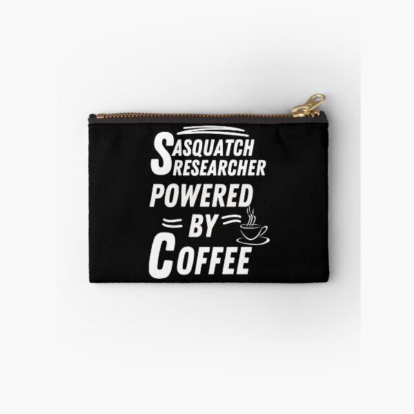 Item preview, Sasquatch researcher powered by coffee designed and sold by annoying-shirts.