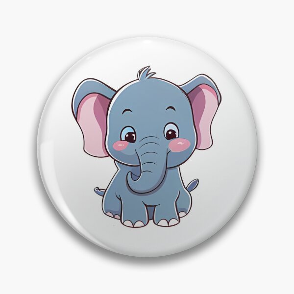 Item preview, a cute elephant - sticker and a kids t-shirt design designed and sold by DahiyaTees.