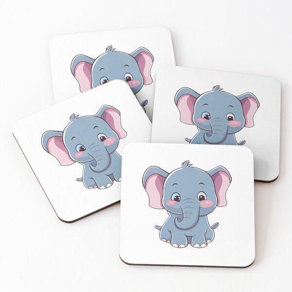 Item preview, a cute elephant - sticker and a kids t-shirt design designed and sold by DahiyaTees.