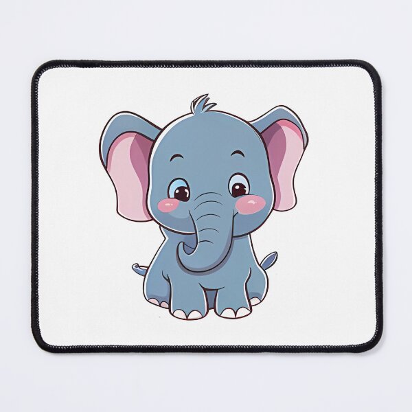 Item preview, a cute elephant - sticker and a kids t-shirt design designed and sold by DahiyaTees.