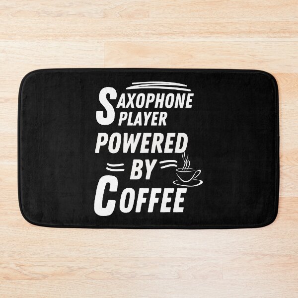 Item preview, Saxophone player powered by coffee designed and sold by annoying-shirts.