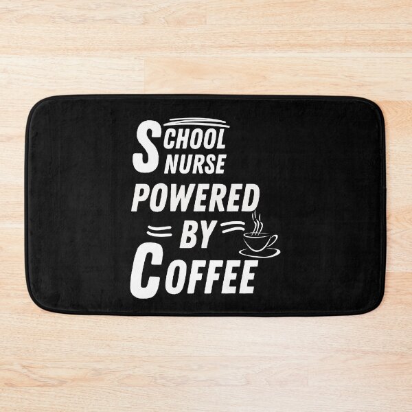Item preview, School nurse powered by coffee designed and sold by annoying-shirts.