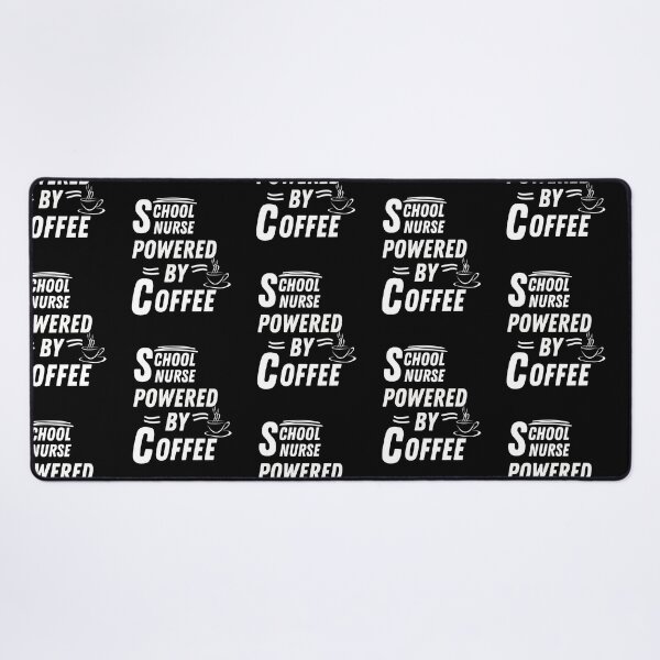 Item preview, School nurse powered by coffee designed and sold by annoying-shirts.