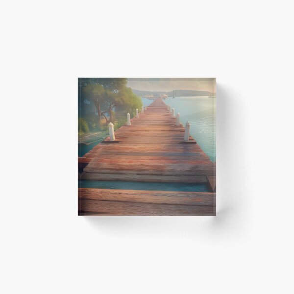 Item preview, Long dock on the water.  designed and sold by Nomad-Maynard.