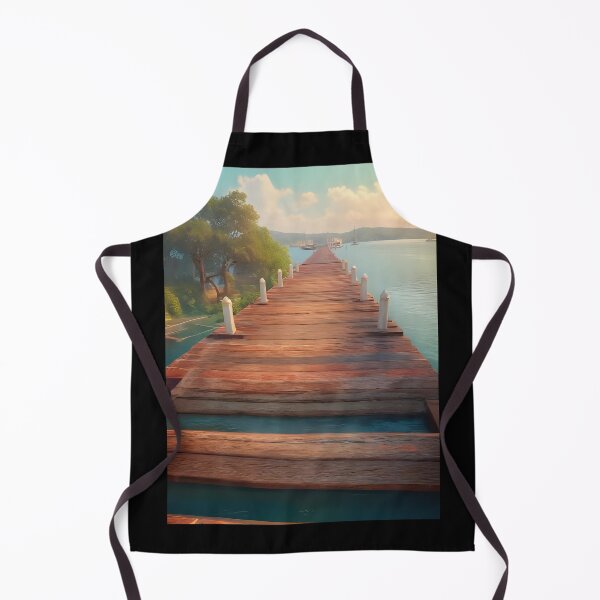 Item preview, Long dock on the water. designed and sold by Nomad-Maynard.