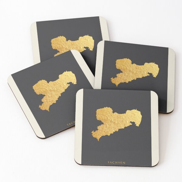 Item preview, Sachsen Gold Map designed and sold by ArtPrints.