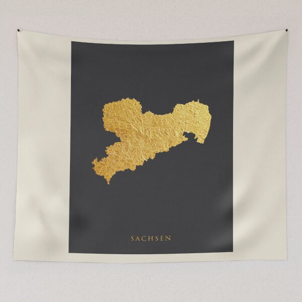 Item preview, Sachsen Gold Map designed and sold by ArtPrints.