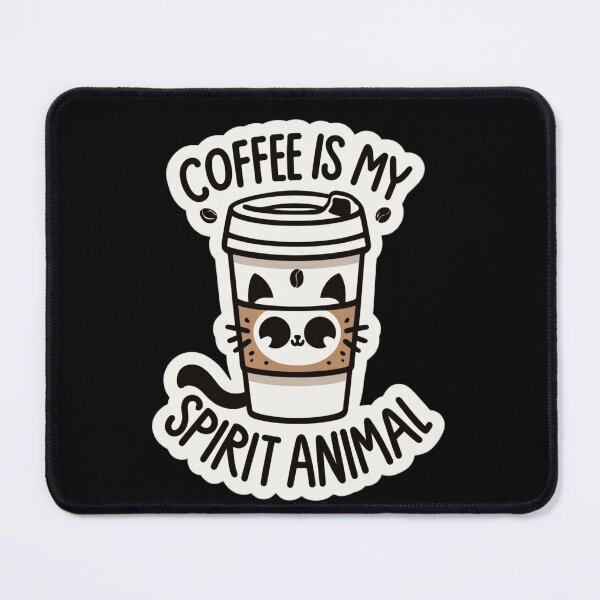 Item preview, Coffee is My Spirit Animal designed and sold by JohnnyP-Store.