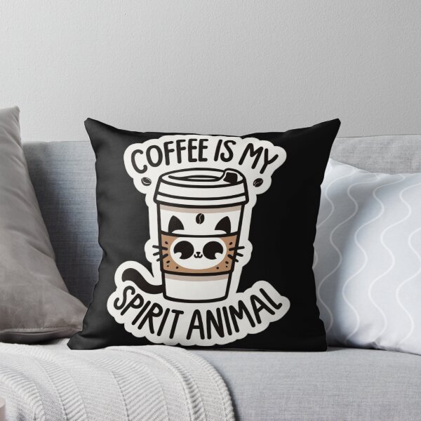 Item preview, Coffee is My Spirit Animal designed and sold by JohnnyP-Store.