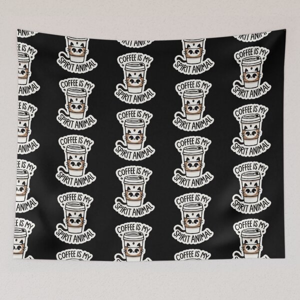 Item preview, Coffee is My Spirit Animal designed and sold by JohnnyP-Store.
