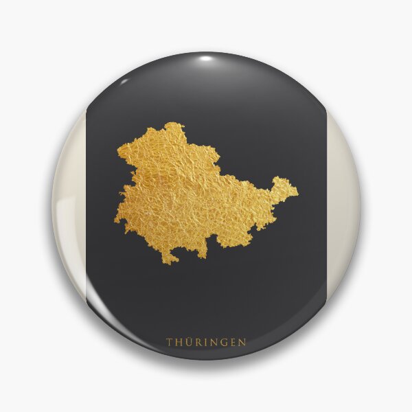 Item preview, Thüringen Gold Map designed and sold by ArtPrints.