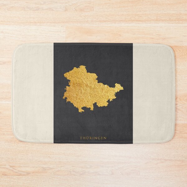 Item preview, Thüringen Gold Map designed and sold by ArtPrints.