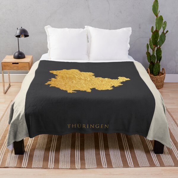 Item preview, Thüringen Gold Map designed and sold by ArtPrints.