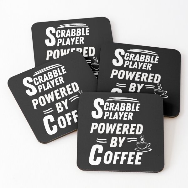 Item preview, Reproductor de Scrabble impulsado por café designed and sold by annoying-shirts.