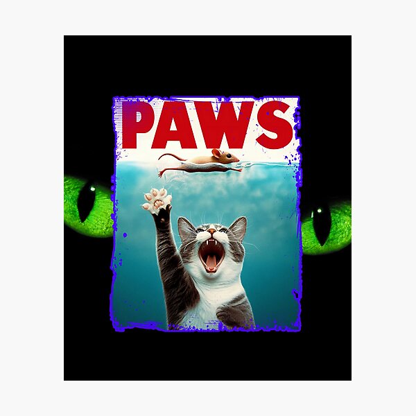 Item preview, Jaws Cat  designed and sold by WoodburyLake.