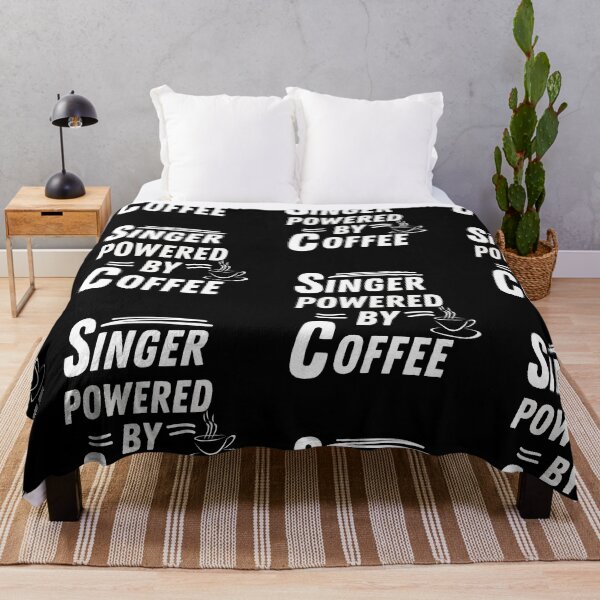 Item preview, Singer powered by coffee designed and sold by annoying-shirts.