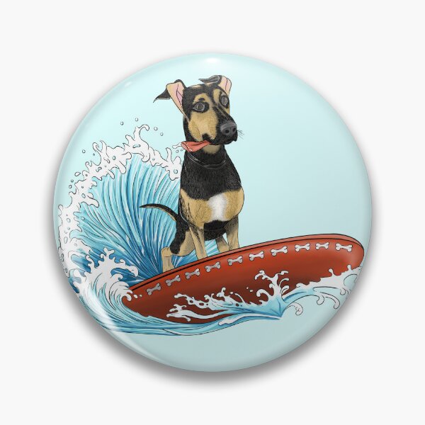 Item preview, Let's doggy surf designed and sold by jclar-art.