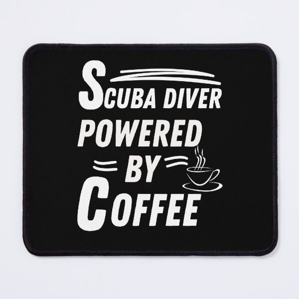Item preview, Scuba diver powered by coffee designed and sold by annoying-shirts.
