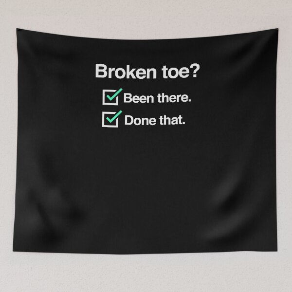 Item preview, Funny Get Well Gift - Fractured Broken Toe designed and sold by Jam Jar.