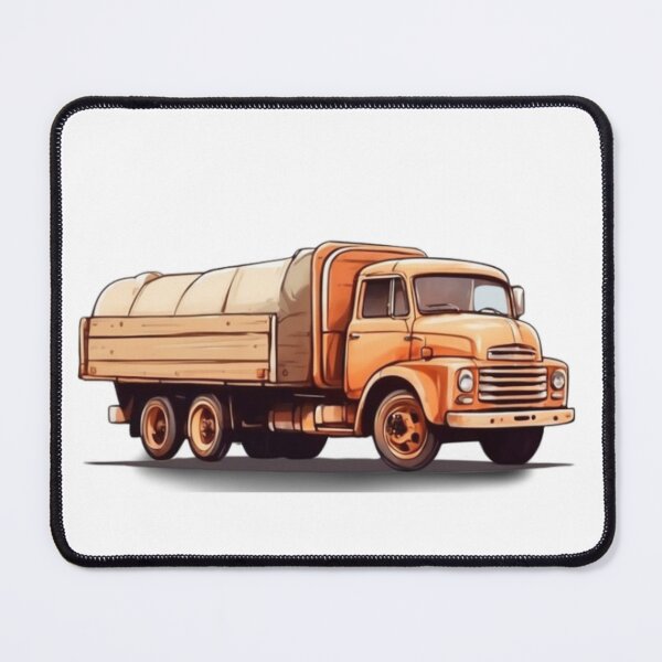 Item preview, Retro Orange Cargo Truck designed and sold by tjnihal.