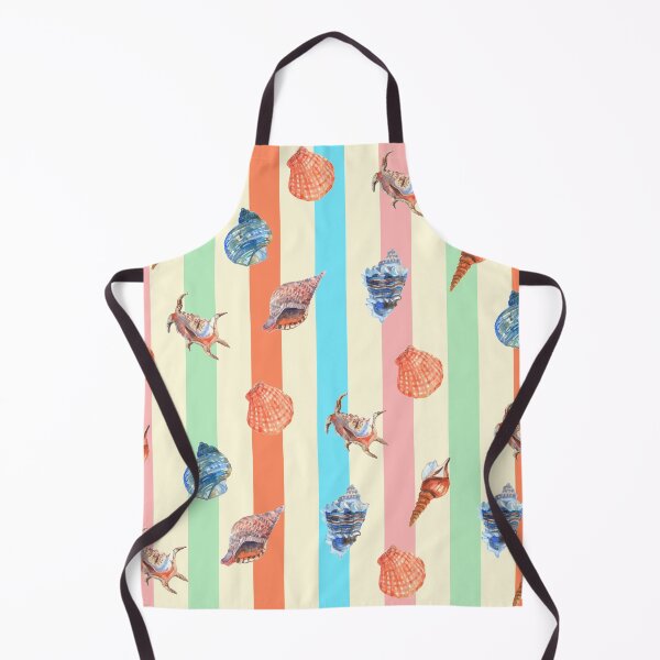 Item preview, Pastel Boho Seashells Stripes designed and sold by MaiZephyr.