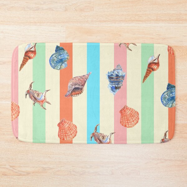 Item preview, Pastel Boho Seashells Stripes designed and sold by MaiZephyr.