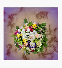 Bunch of beautiful flowers Photographic Print