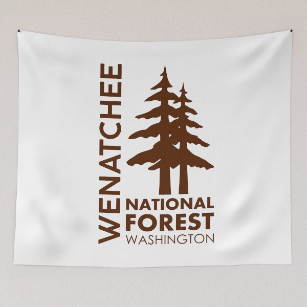 Item preview, Wenatchee National Forest Washington Pines designed and sold by bivenart.