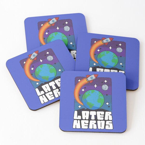 Item preview, Space Rocket Funny Cartoon Sci Fi Later Nerds designed and sold by wolfkin-design.