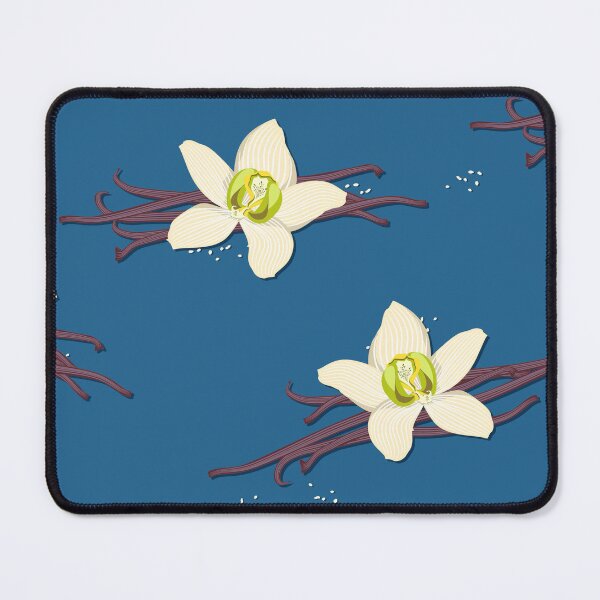 Item preview, Delicate flowers, Blue background designed and sold by Alex  Blud.
