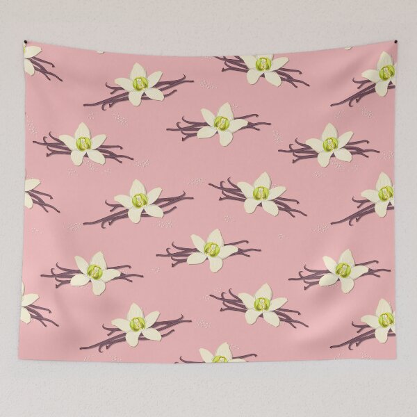 Item preview, Delicate flowers, Pink background designed and sold by Alex  Blud.